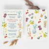 White Lotus Italian Summer themed Birthday Invitations