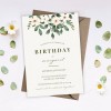 Wildflower Birthday Invitations