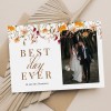 Wildflower Wedding Thank You Photo Cards