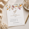 Wildflower Wedding Response Cards