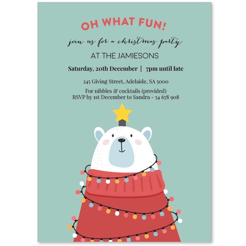 Cute Christmas Invitations 