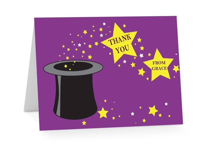 Abracadabra Birthday Thank You Cards