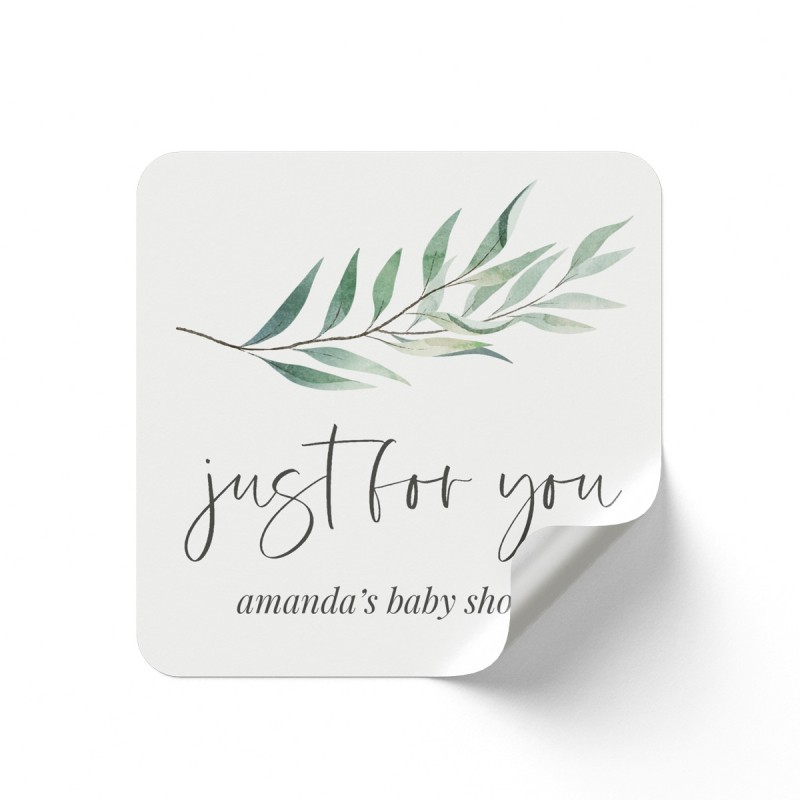 Adorable Personalised Favor Sticker