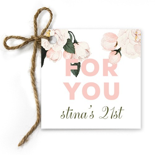Angelic Birthday Gift Tags