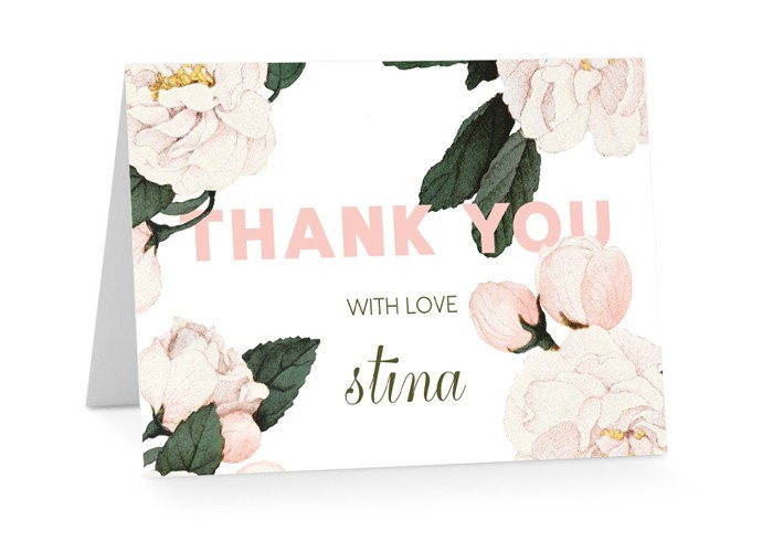 Angelic Birthday Thank You Cards