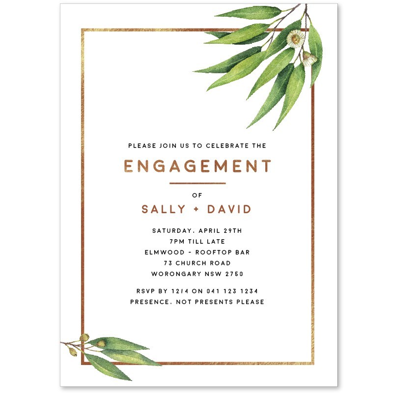 Australian Native Engagement Invitations