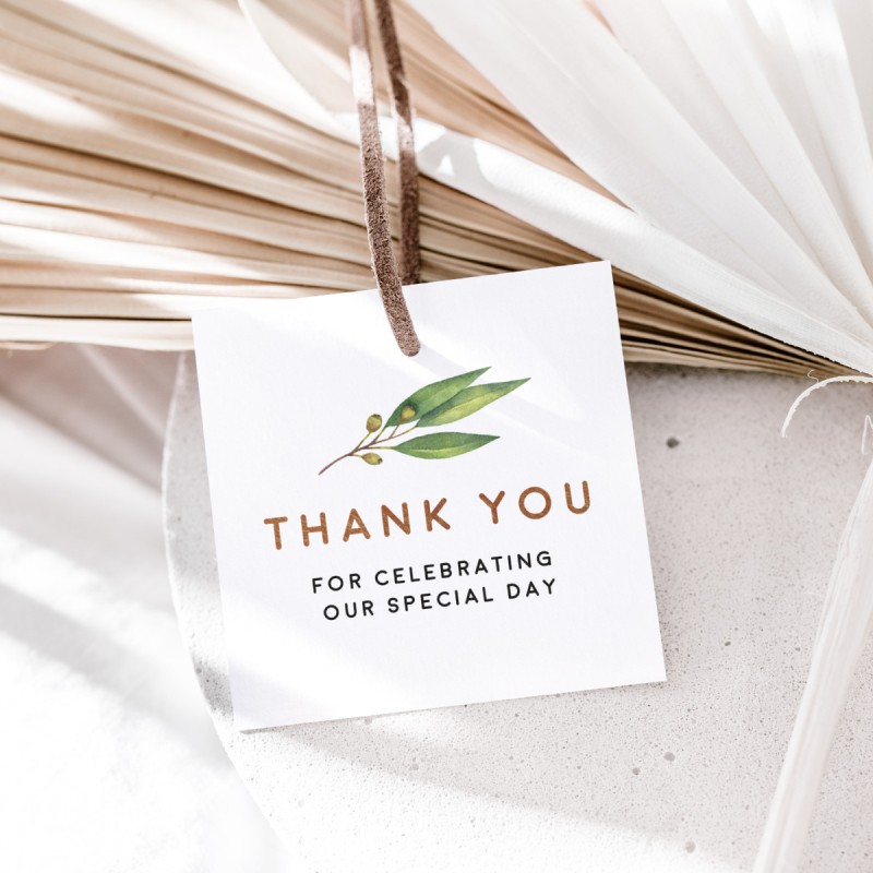 Australian Native Wedding Gift Tags