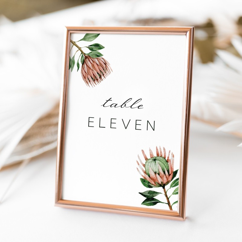 Native Beauty Table Numbers 