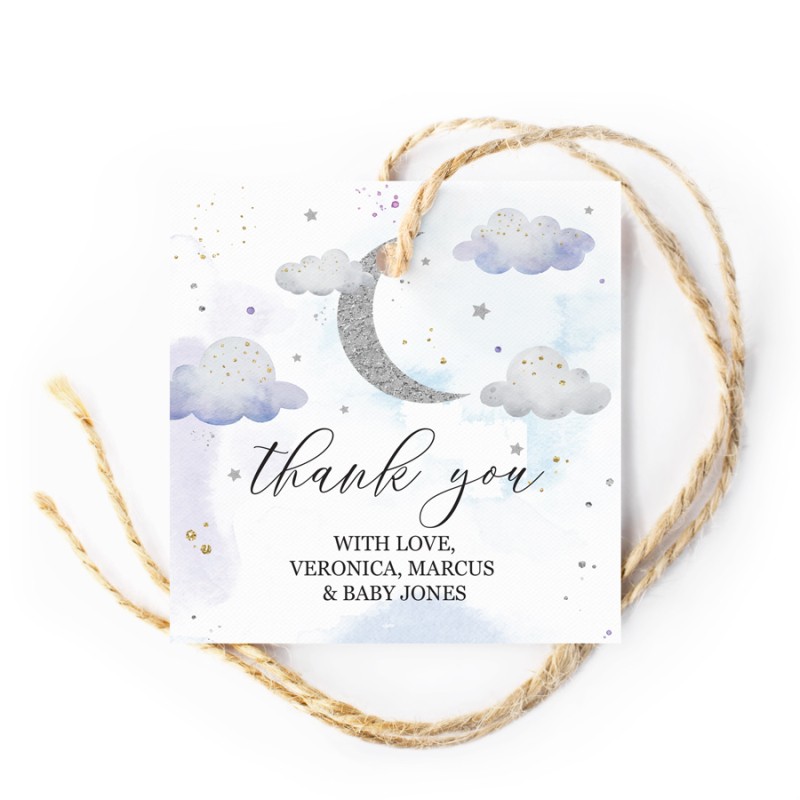 Twinkle Twinkle Baby Shower Gift Tags