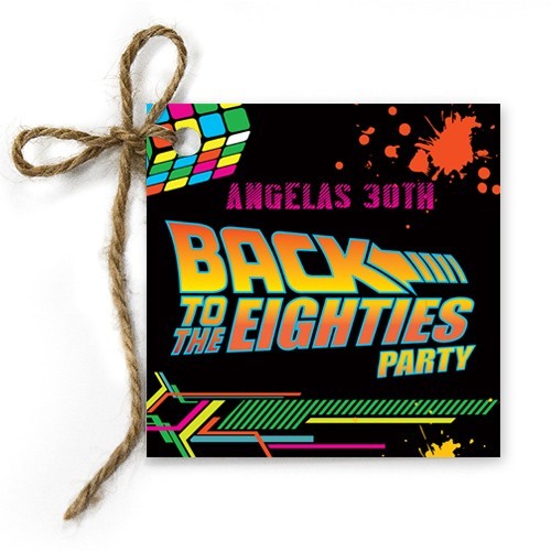 Back to the Future Birthday Gift Tags