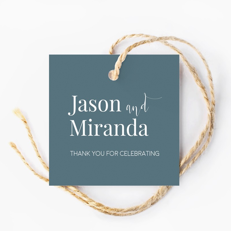 Beach Wedding Bonbonniere Tags