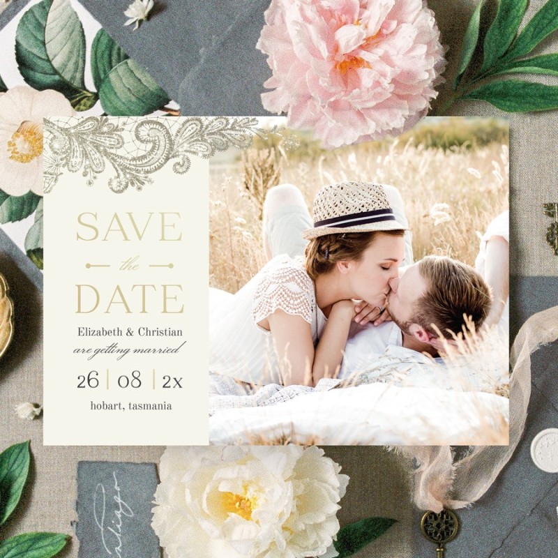 Graceful Save the Date Cards