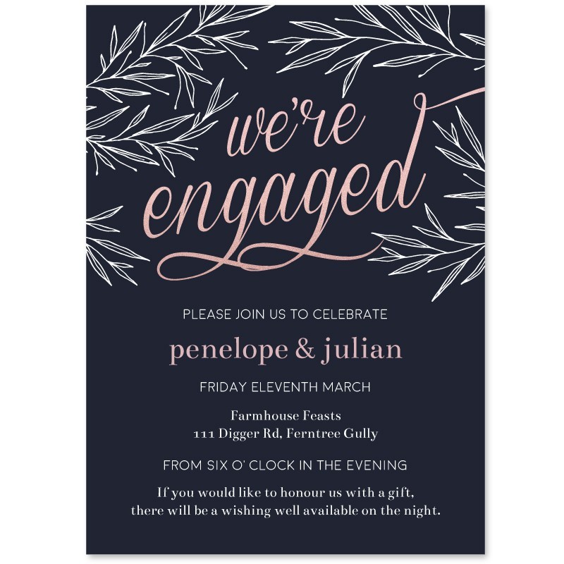 Bella Engagement Invitations