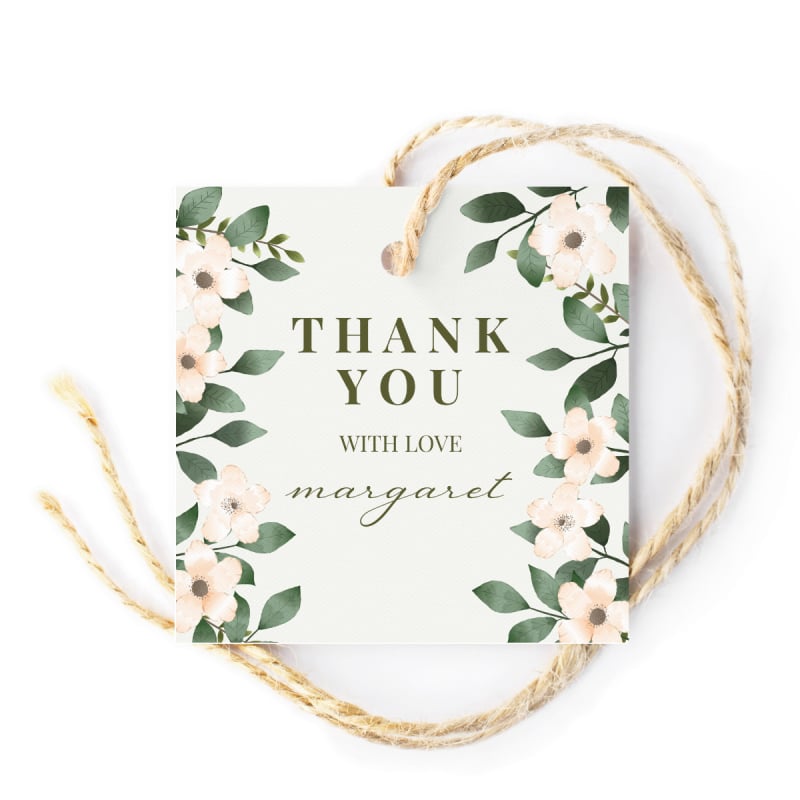 Wildflowers Birthday Gift Tags