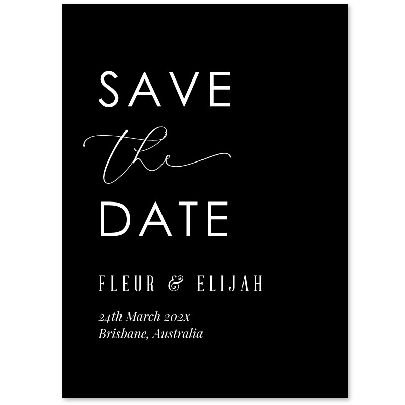 Putting on the Ritz Save the Date Cards