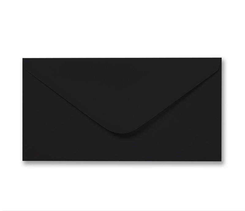 Black DL Envelope 120gsm