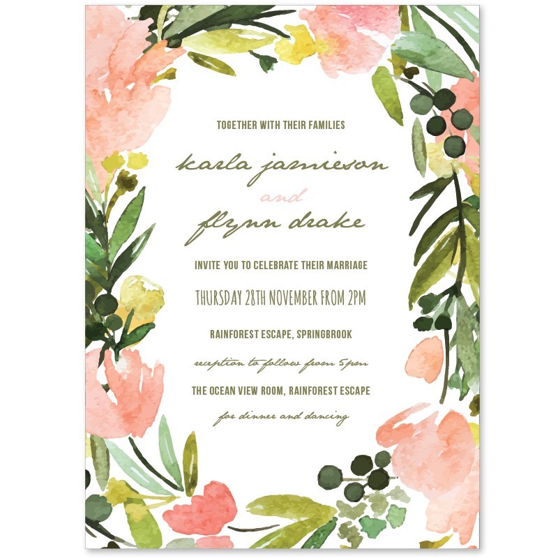 Blooming Wedding Invitations
