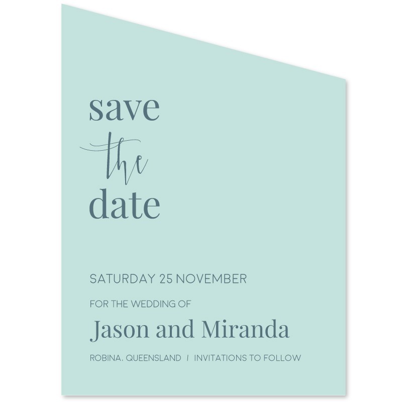 Seabreeze Angle Save The Date Cards
