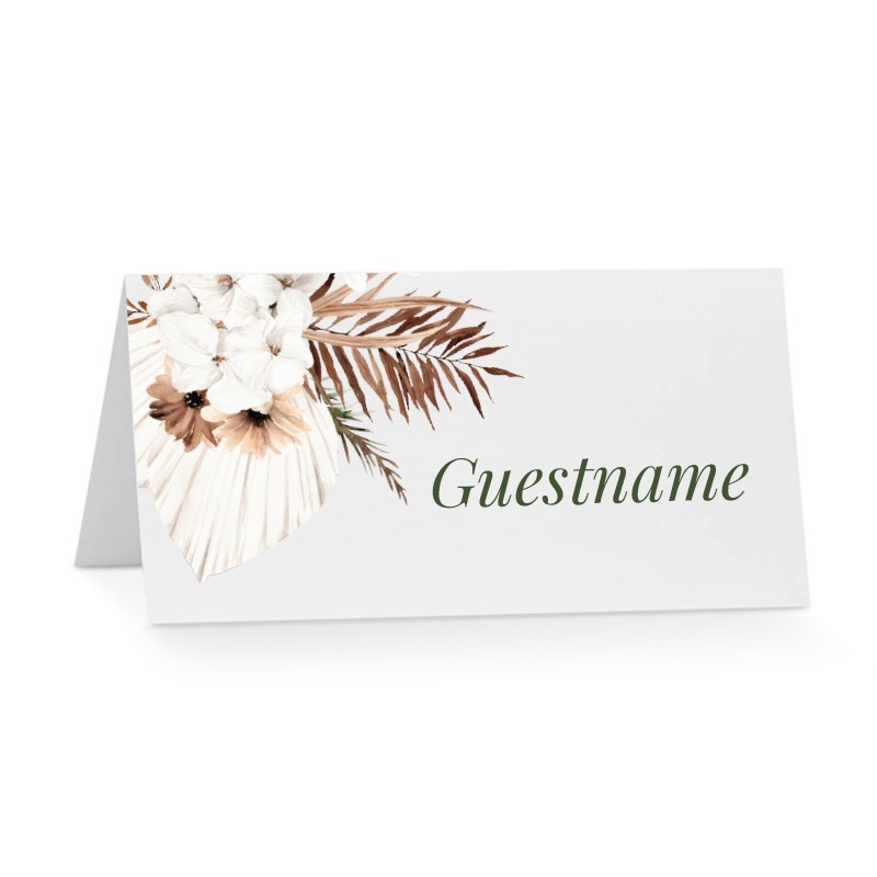 Sweet Mist Boho Placecard