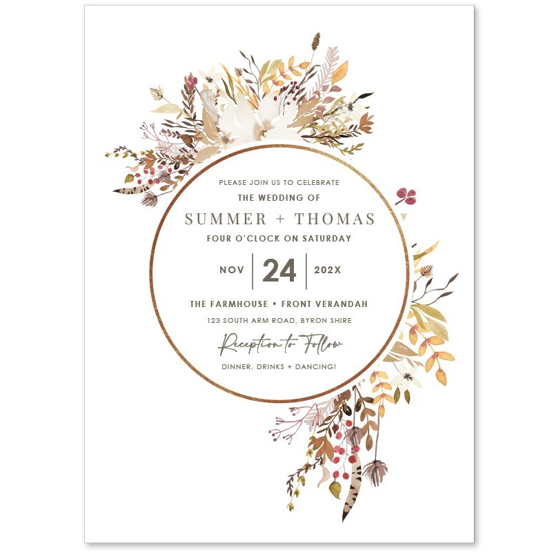 Boho Wedding Invitations 