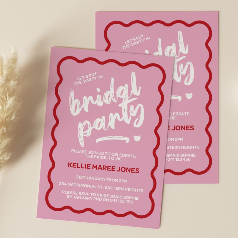 Bridal Party Invitations