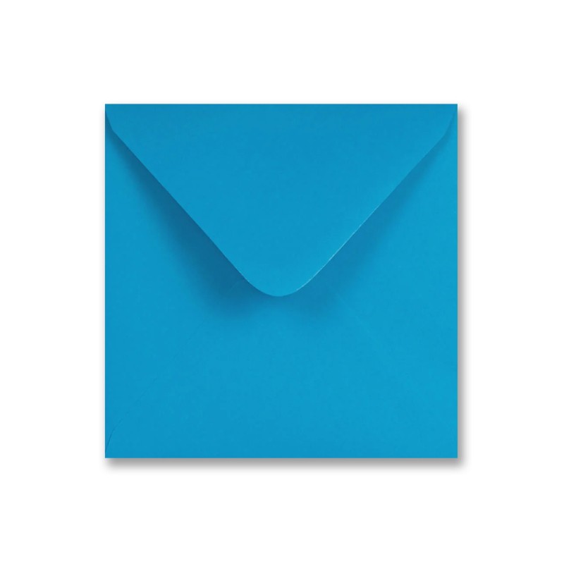 Bright Blue 155mm Square Envelope 120gsm
