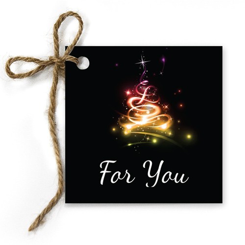 Bright Tree Gift Tags