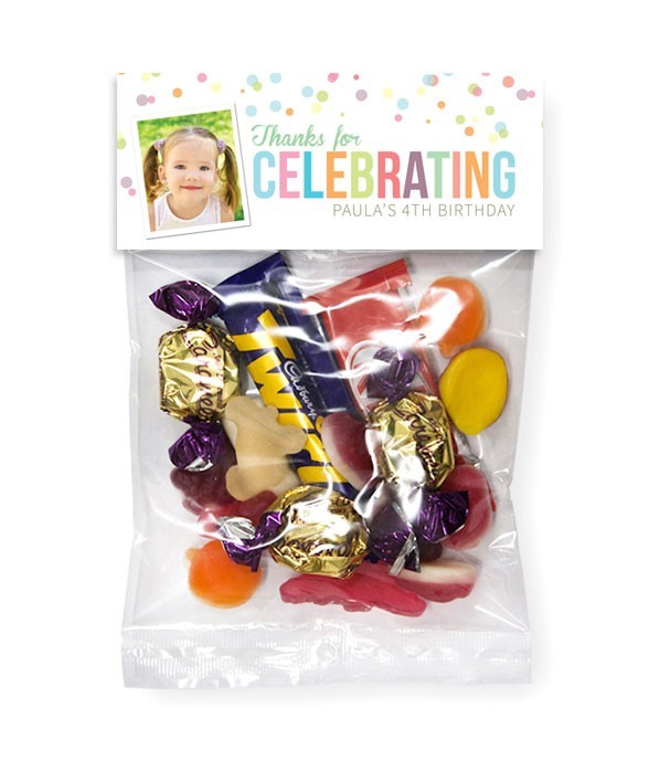 Celebrate Confetti Lolly Bags