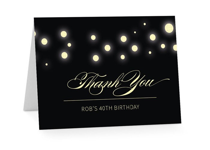 Celebrate Lights Thank You Cards