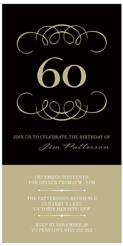 Celebrating Milestones Birthday Invitations