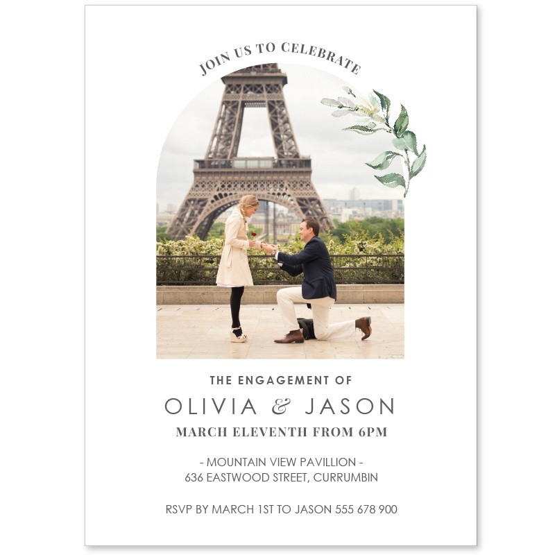 Charming Engagement Invitations