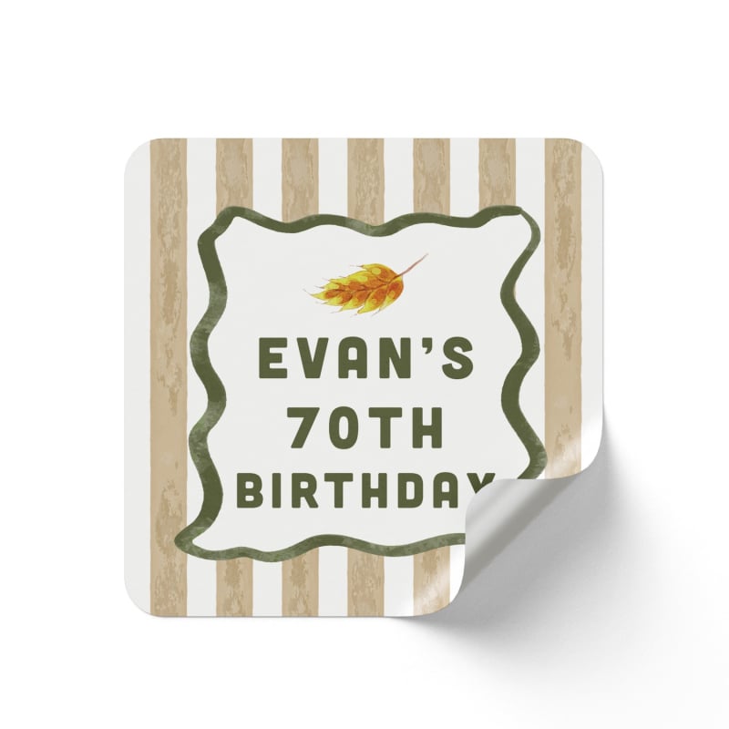 Cheers Beers Birthday Stickers