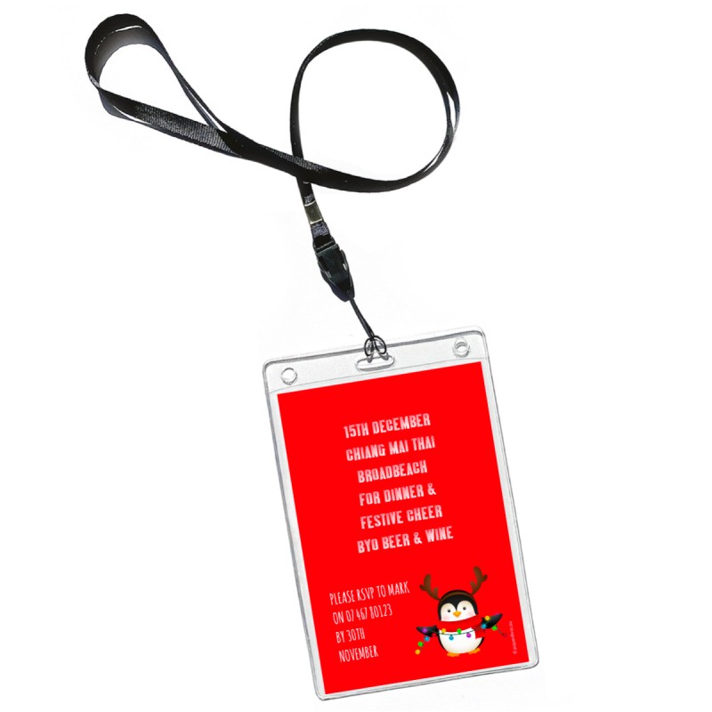 Reindeer Party Christmas VIP Invitations