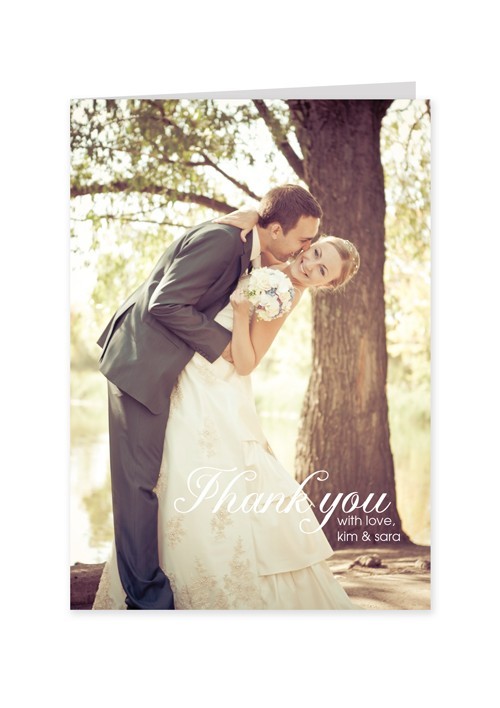 Contempo Portrait Thank You Cards