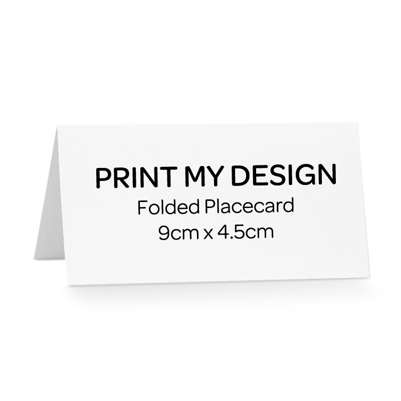 Print My Design - Placecard - FOLDED