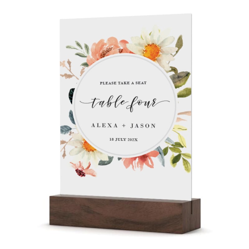 Delicate Daisy Table Numbers