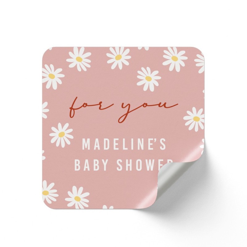 Daisy Party Custom Stickers