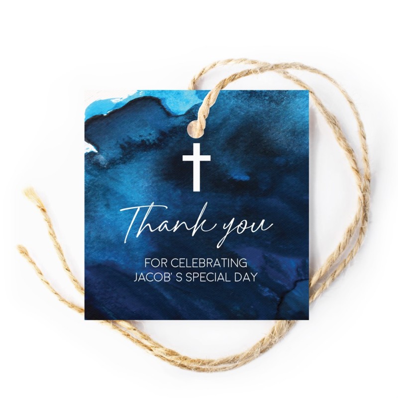 Enchanted Christening Gift Tags