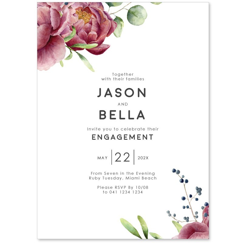 Darling Engagement Invitations