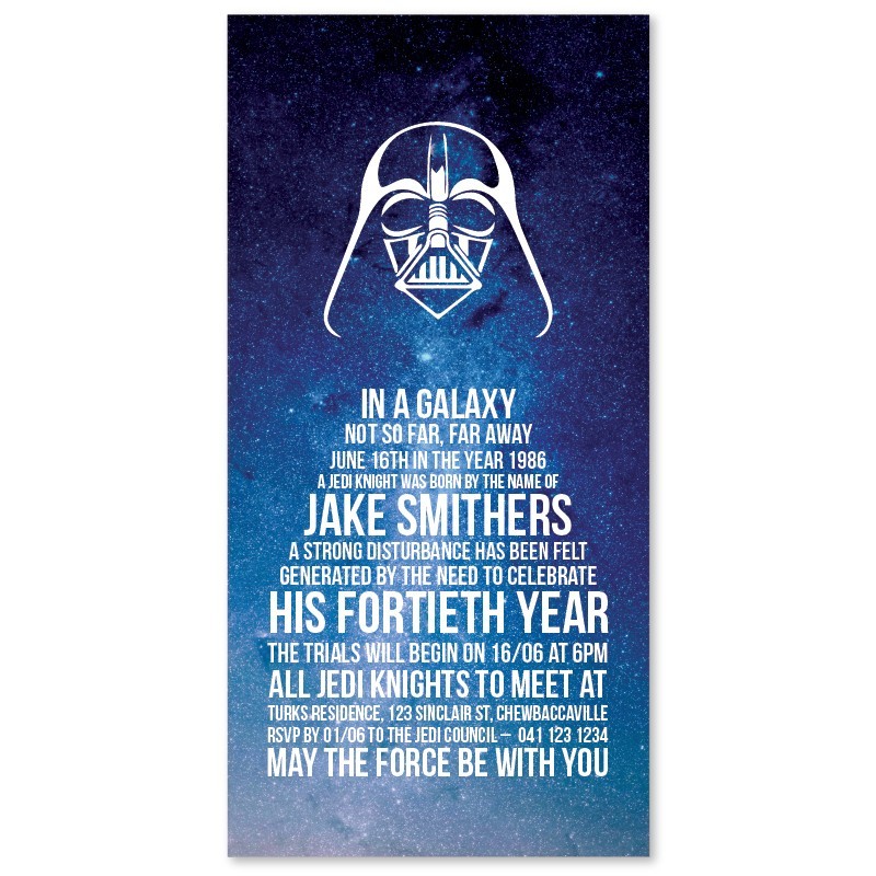 Darth Invitations