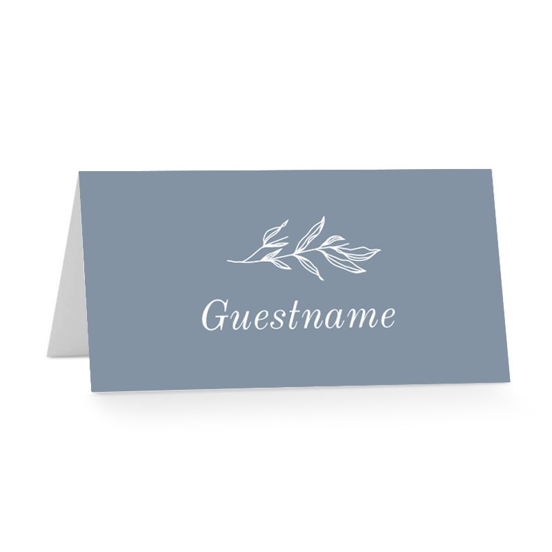 Dusty Blue Placecards