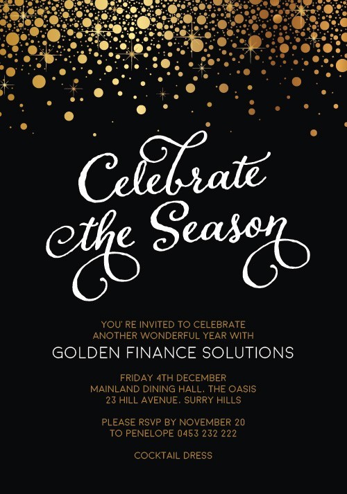 Elegant Evening Invtitations