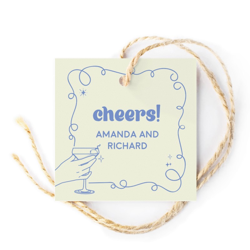 Retro Bar Gift Tags