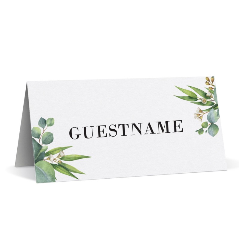 Eucalyptus Leaves Placecards