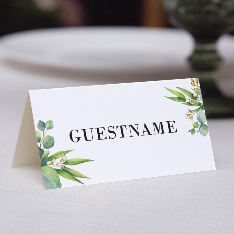 Eucalyptus Leaves Placecards