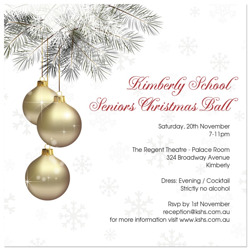 Extravagant Christmas Invitations