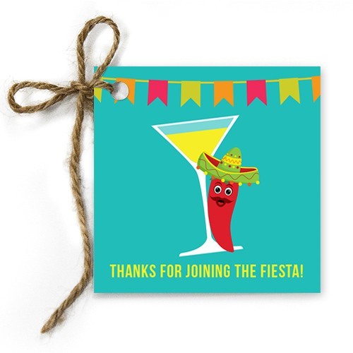 Fajitas Birthday Gift Tags