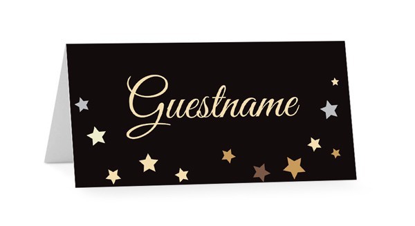 Falling Stars Placecards