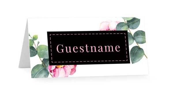Floral Beauty Placecards