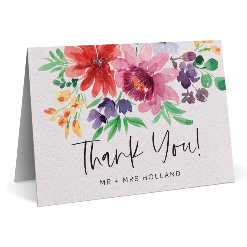 Stylish Type Thank You Cards